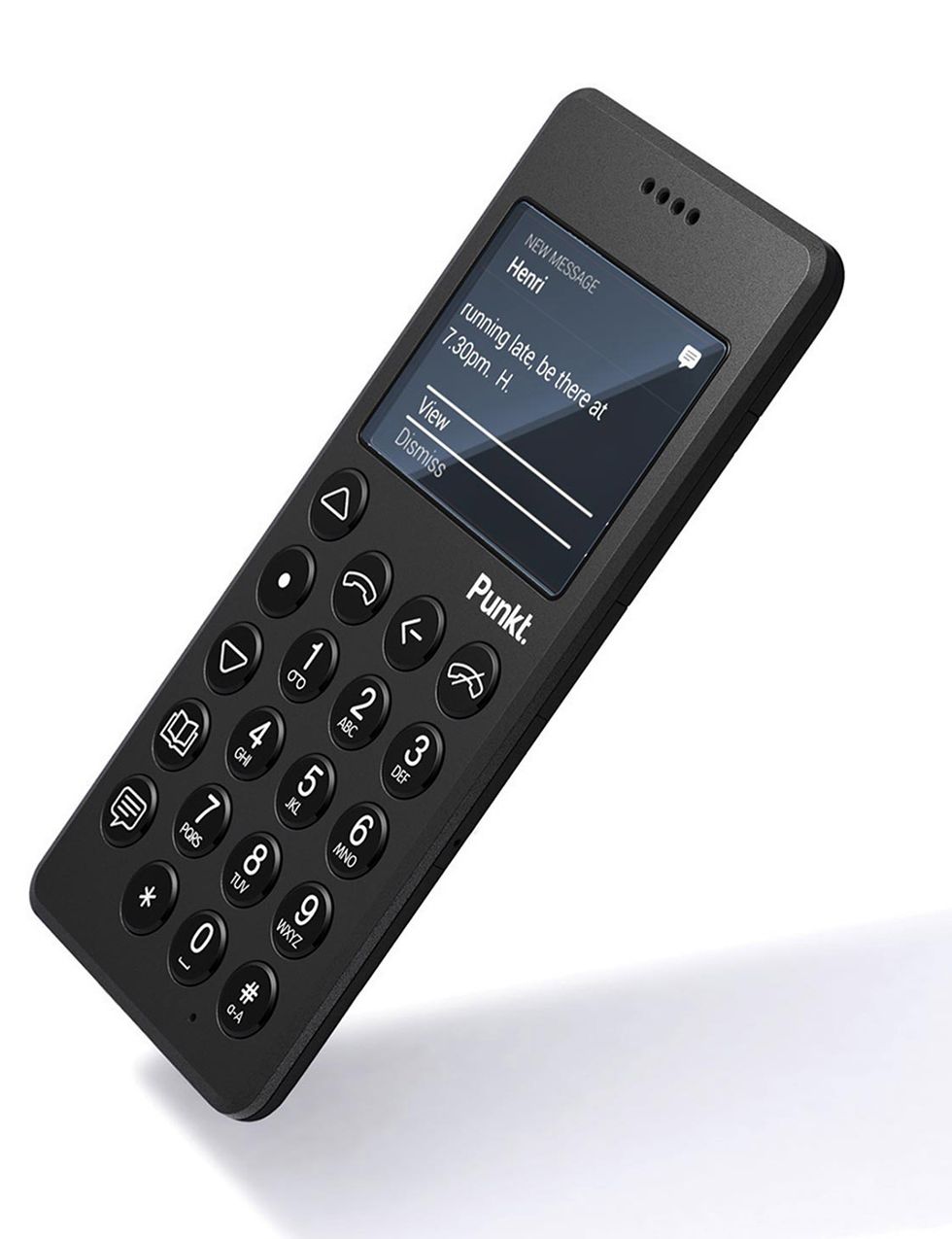 <p>El diseñador Jasper Morrison ha dicho «‘Punkt’ y final» a la tiranía digital diseñando un teléfono que supone una vuelta a los básicos: ‘sólo’ sirve para llamadas y mensajes. Por fin. Sus fans ya son legión.</p>