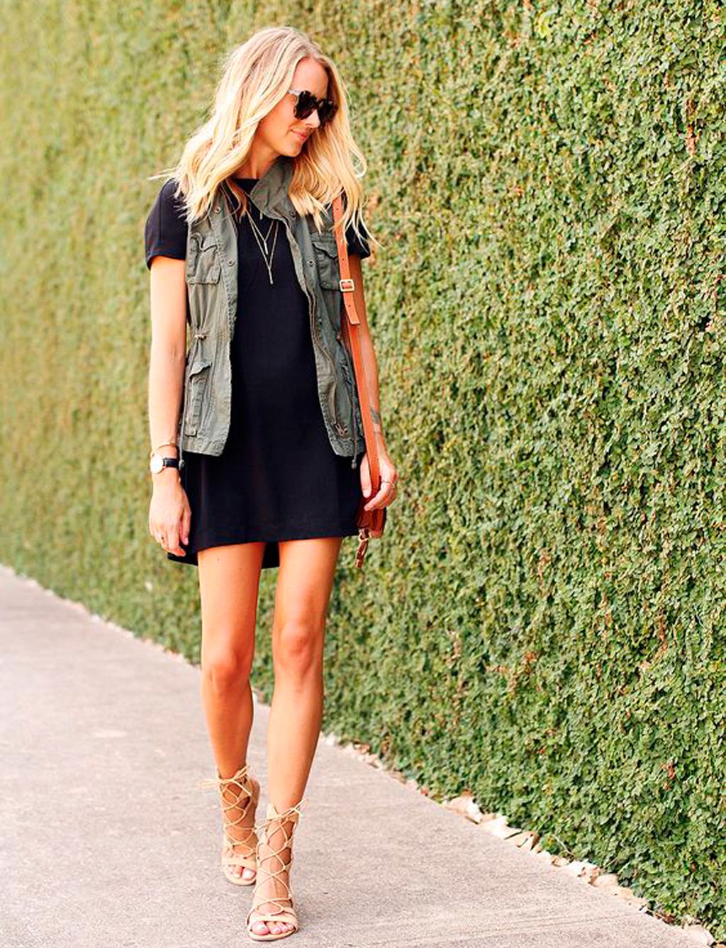 Vestido best sale negro casual