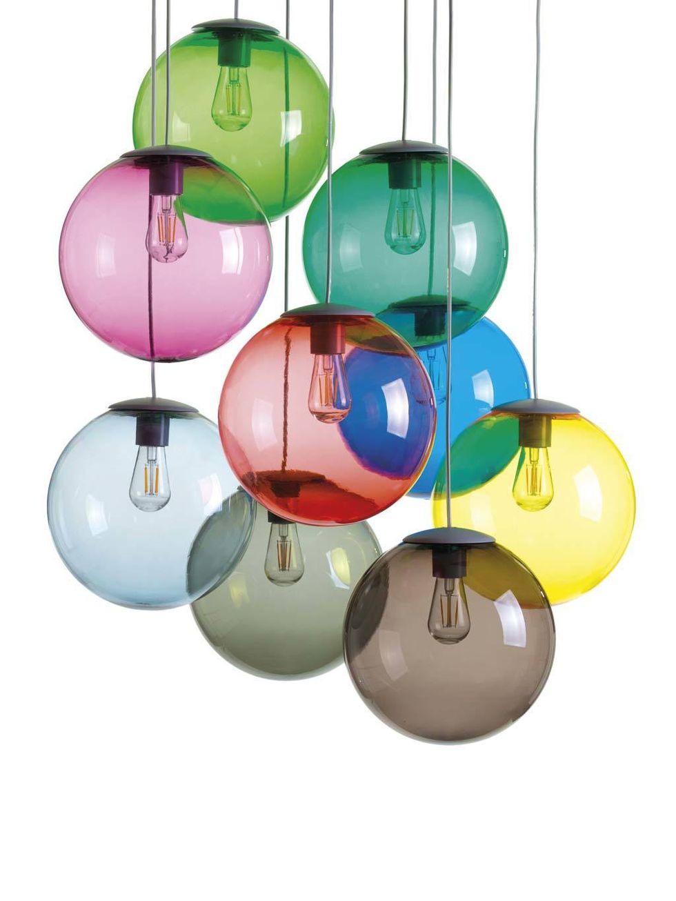 <p>Son las esferas de la lámpara de suspensión <i>Spheremaker</i>, 600 €, de Fatboy.&nbsp;</p>