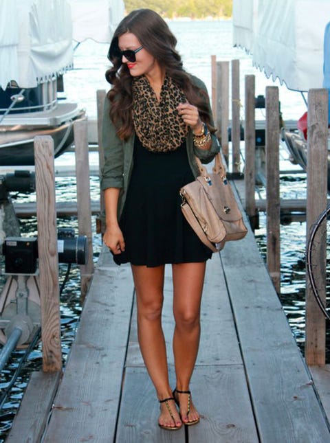 Como combinar un vestido negro en verano Como combinar un vestido negro en verano