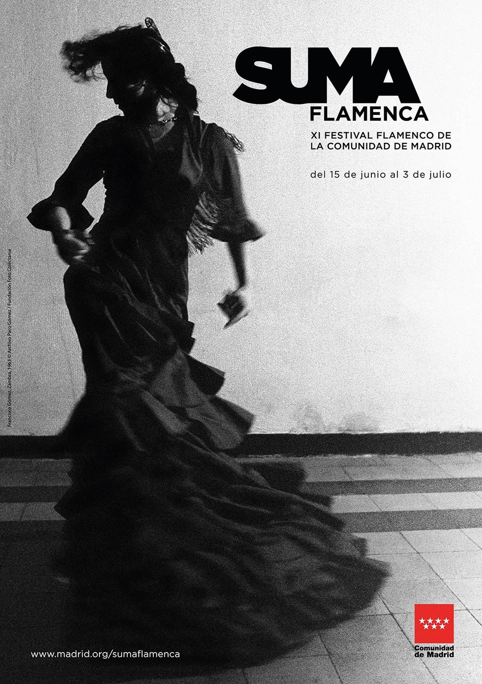 <p><a href="http://www.madrid.org/sumaflamenca/2016/index.html" target="_blank">Suma Flamenca,</a> el Festival Flamenco de la Comunidad de Madrid, llega a su undécima edición convertido en uno de los referentes de los faralaes y el cante jondo. Hasta el 3 de julio, y bajo la dirección de Aida Gómez, se acercarán a diversos teatros de la región artistas de la talla de Vicente Amigo, Estrella Morente, Mayte Martín, Rancapino chico... Además, el 20 y 2l 25 de junio el festival ofrece la posibilidad de asistir a unas clases magistrales de la mano de Jorge Pardo y Farruquito, respectivamente.</p><p>&nbsp;</p>