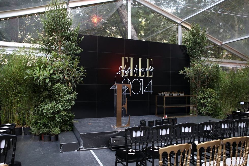 <p>Así se dispuso la decoración antes de la entrega de los <strong>Elle Style Awards</strong>.</p>