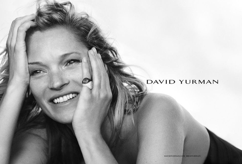 <p>La mejor muestra de esta felicidad en auge es la imagen de <strong>Kate Moss</strong> en la campaña de<strong> David Yurman.</strong></p>