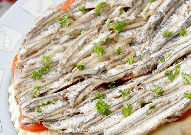 Cuisine, Food, Ingredient, Seafood, Fish, Dish, Oily fish, Fish, Delicacy, Anchovy (food), 