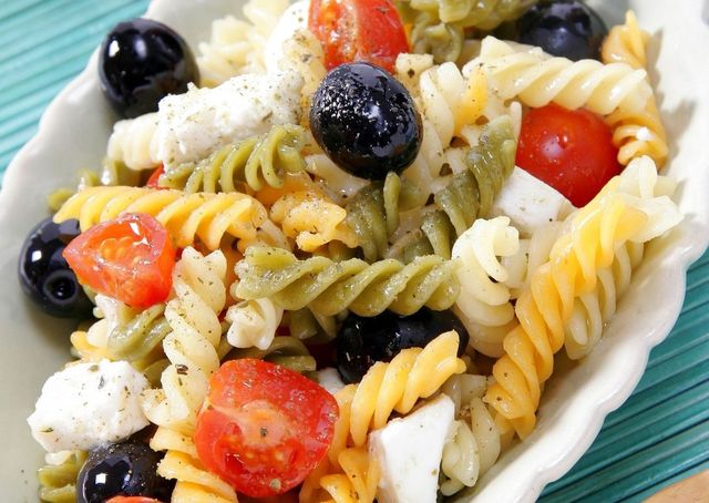 Pasta, Food, Fusilli, Rotini, Produce, Cuisine, Ingredient, Recipe, Fruit, Staple food, 