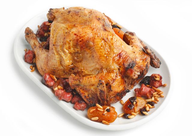 Food, Cuisine, Ingredient, Dish, Turkey meat, Recipe, Chicken meat, Roast goose, Cooking, Meat, 