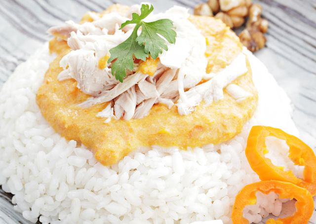 Food, Steamed rice, Cuisine, White rice, Rice, Dish, Ingredient, Jasmine rice, Recipe, Meal, 