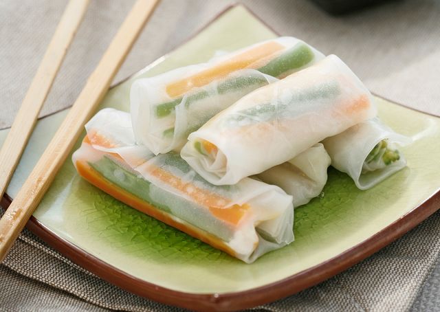 Cuisine, Food, Ingredient, Rice paper, Dish, Dishware, Plate, Rice noodle roll, Gỏi cuốn, Bánh cuốn, 