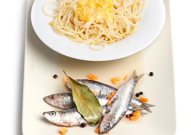 Food, Cuisine, White, Fish, Ingredient, Noodle, Spaghetti, Al dente, Recipe, Dish, 