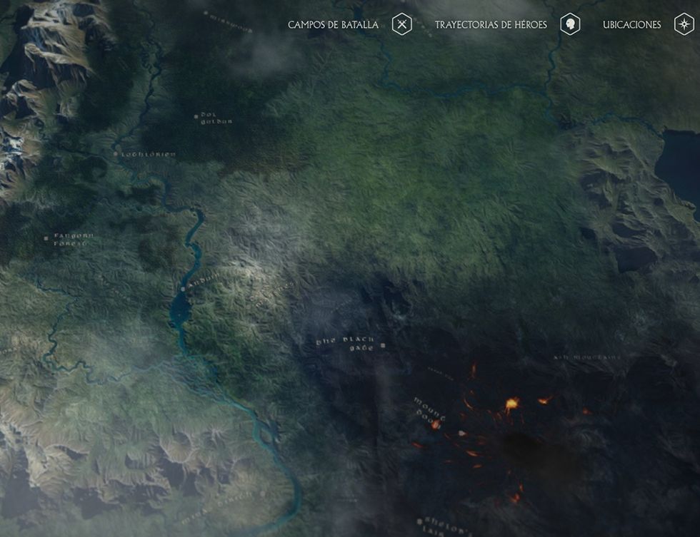 <p>Si eres fan de la obra de Tolkien, quizás conozcas <a href="http://middle-earth.thehobbit.com/" target="_blank">Middle Earth</a>, el mapa interactivo de El Hobbit que creó Google. Podrás seguir los recorridos de los héroes, enfrascarte en una batalla o mirar el mapa para ayudarte a 'centrar' lo que has leído.</p>