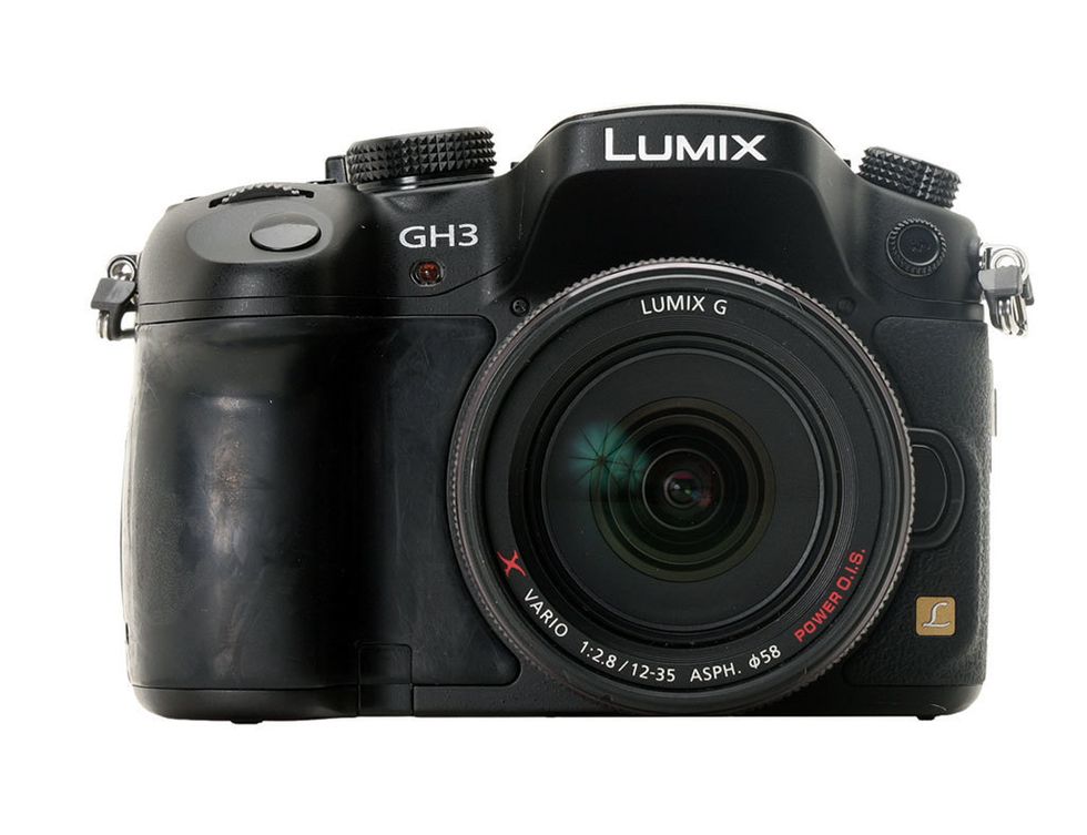 <p>Cámara de fotos 'Lumix GH3', de <strong>Panasonic</strong>.</p>