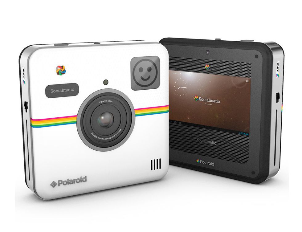 <p>¿Fan de Instagram? Entonces te gustará la cámara Socialmatic de Polaroid: funciona con Android y permite subir las fotos directamente a las redes sociales, así como imprimirlas al momento. Aparecerá a mediados de 2014 y ya es todo un objeto de deseo.</p>