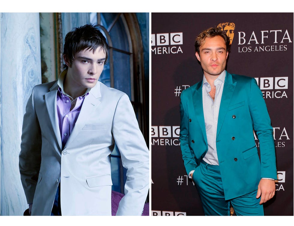 <p>Cínico, manipulador, juerguista y mujeriego, el oscuro Chuck Bass acaba casándose con Blair a pesar de haber sido ella el gran amor de su mejor amigo Nate. Ed Westwick, con el pelo algo más rubio, es la estrella de la serie 'Wicked City' y parece especializarse en 'thrillers', puesto que estrenará tres en 2016.</p>