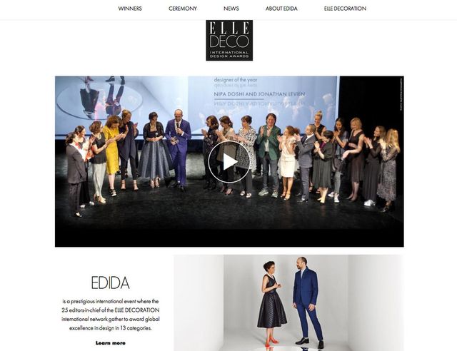 Web de los premios Edida 2015