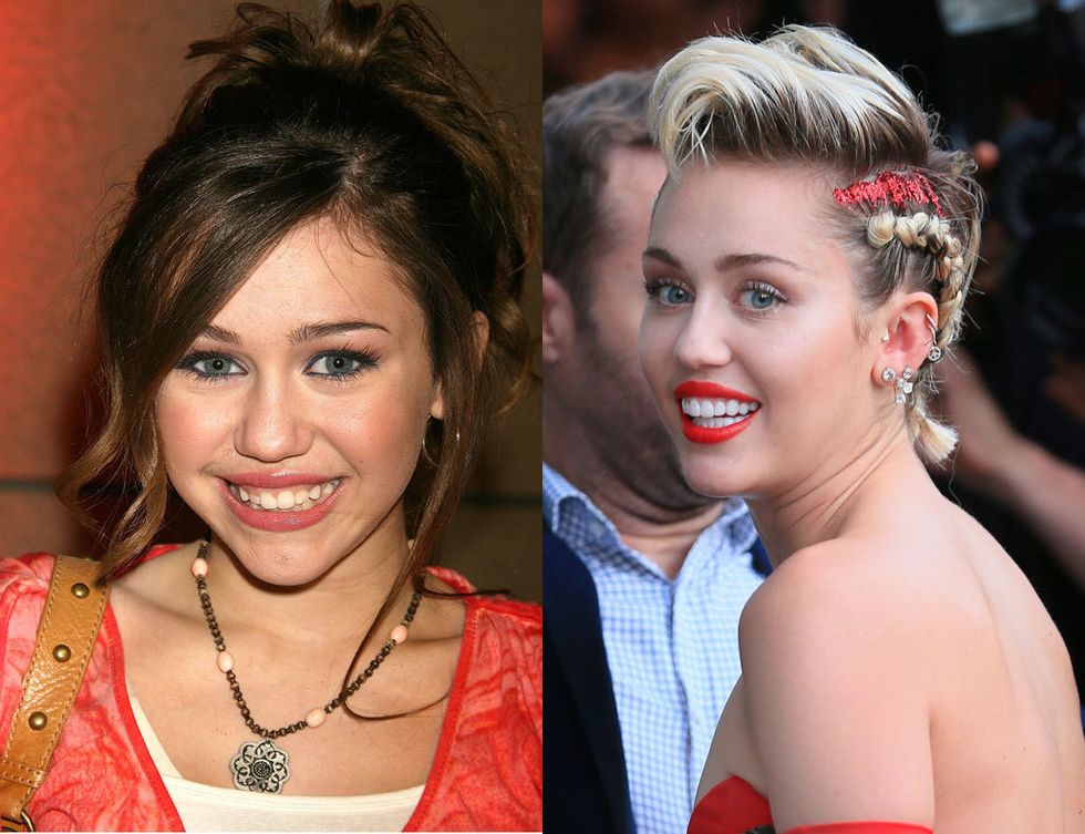 <p>Pese a su corta edad, <strong>Miley Cyrus</strong>, ha transformado su estilo y su físico por completo. Las carillas de porcelana 'extra blancas' ha sido lo que más nos ha llamado la atención.</p>