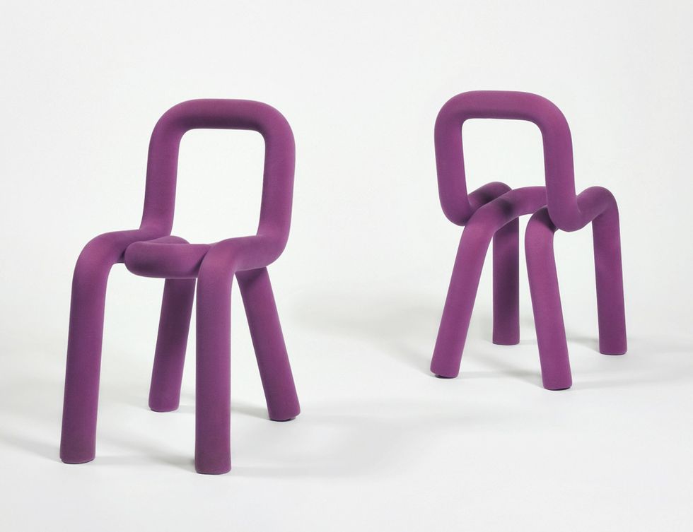 <p>¡Apúntate al rosa púrpura! Como el de esta silla, diseño de Big-Game para Moustache. ¡Genial! </p>