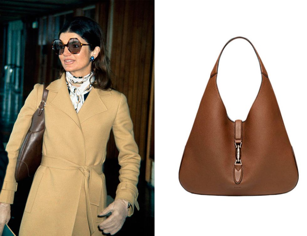 <p>Gucci fue el encargado de rendir homenaje a la mujer del entonces presidente de EEUU con <strong>The Jackie Bag</strong> (2.700 € aprox).</p>