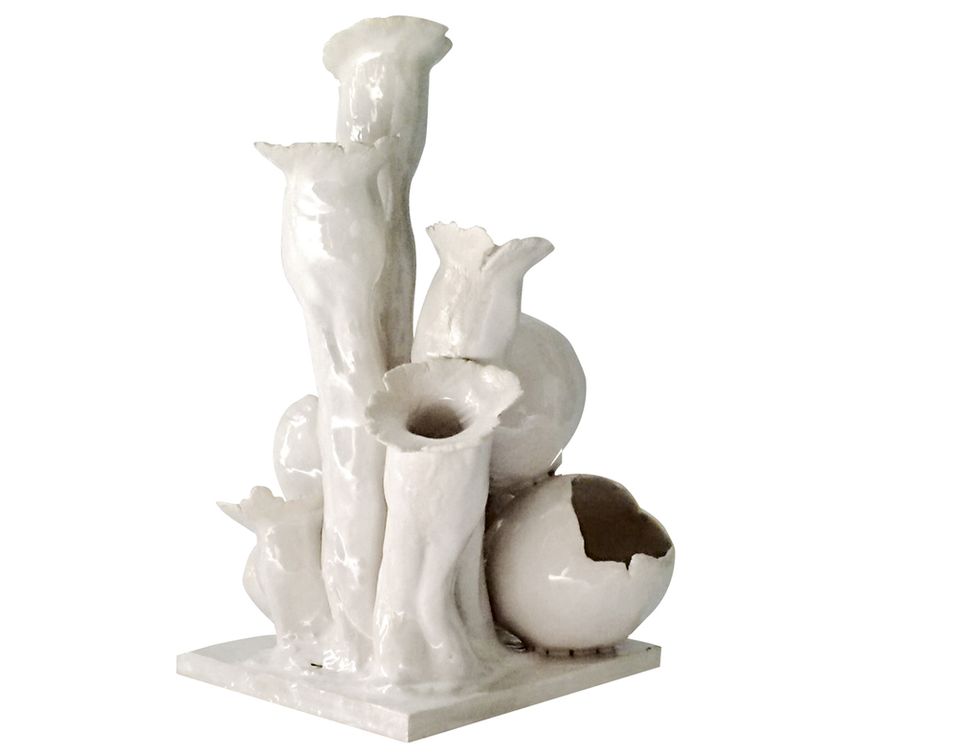 <p>De cerámica, diseño de Operatum en Colindante, 100 €.&nbsp;</p>