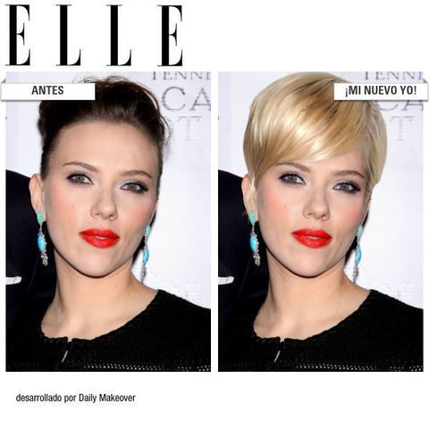<p>¿Cómo le quedaría a Scarlett Johansson el último corte de pelo de Anne Hathaway? Este es el resultado.</p>