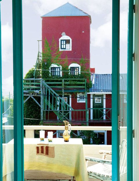 <p>Vista desde el balcón de la habitación, la tradicional “Posada de José Ignacio”.</p>
