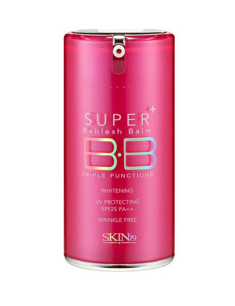 <p><i>Hot Pink Super BB Cream </i>(19,50 €), de <strong>Skin79</strong>. Hidrata y aporta color a la vez que controla la grasa. Con función antimanchas y antiarrugas y SPF 25.</p>