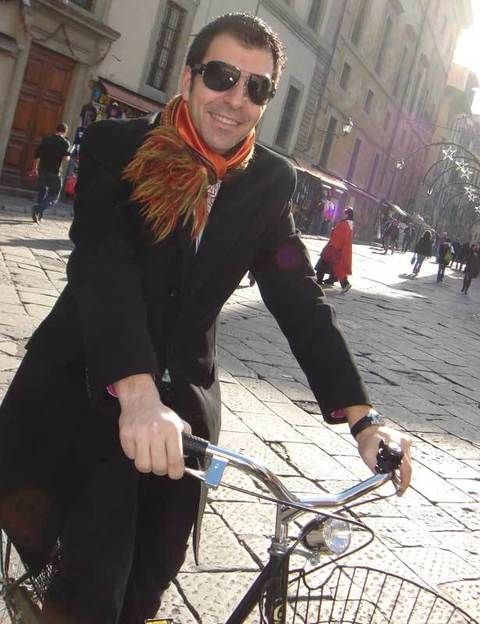 Ramón Freixa en bici