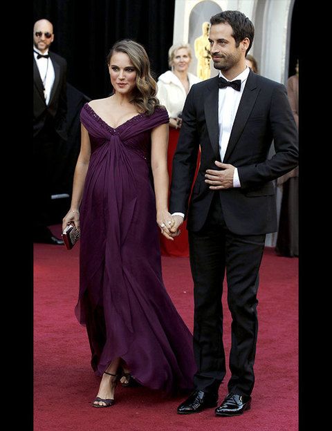 <p>Natalie Portman llegó de la mano de su prometido el coreógrafo francés Benjamin Millepied.</p>
