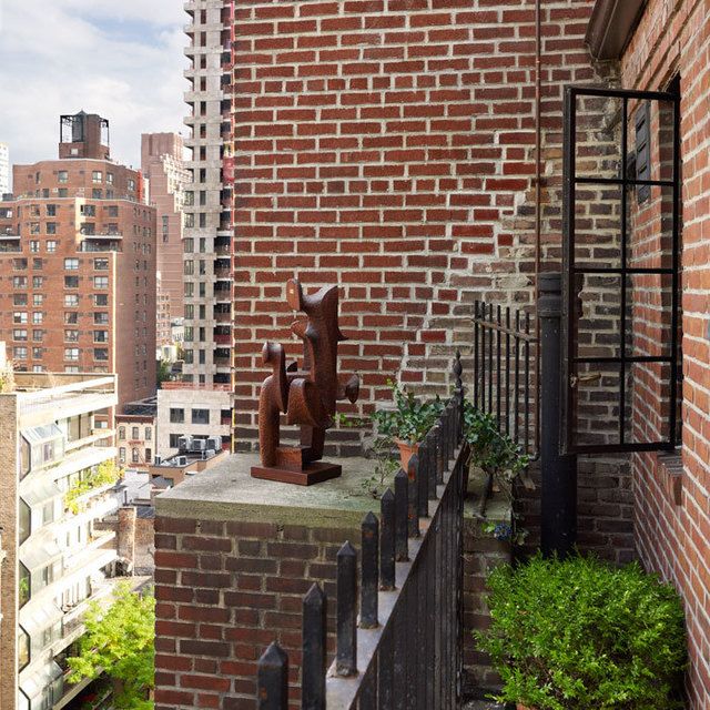 Apartamento de Paul Newman en NY balcón