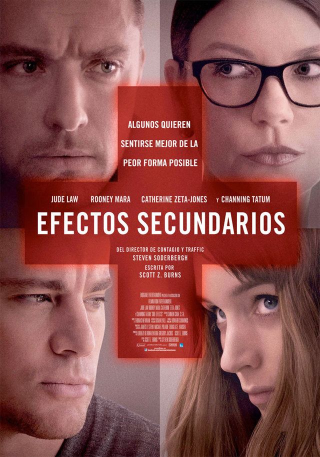 <p>El casi siempre genial Soderbergh dirige a Rooney Mara, Channing Tatum, Jude Law, Catherine Zeta-Jones en esta inquietante historia. Emily y Martin son una pareja neoyorquina que ven derrumbarse su próspera vida cuando ella intenta suicidarse en plena depresión. Una nueva medicación para calmar la ansiedad provocará unos inesperados efectos secundarios que podrían destruir su vida… y la de todo su círculo.</p>