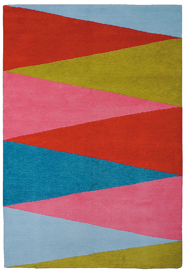 <p>Es la alfombra Harlequin Green, de Jonathan Adler para BSB, 385 €/m2. </p>