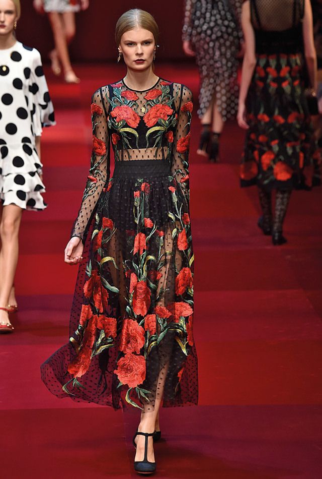 <p>Diseñador: Dolce &amp; Gabbana. <strong>Milan Fashion Week.</strong></p>