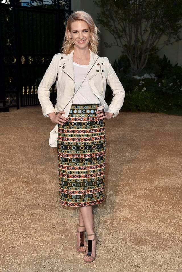 burberry falda blanca