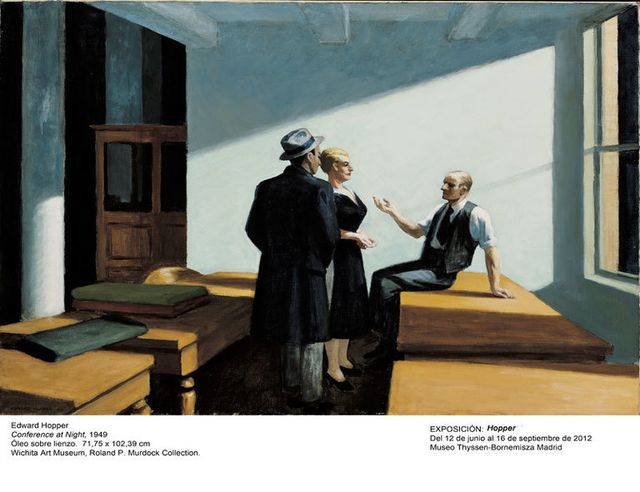 "Conference", de Edward Hopper