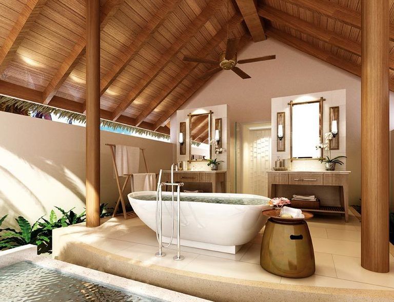 <p>
Durante tu estancia en<a href="http://www.dusit.com" target="_blank"> Dusit Thani Maldives</a> olvidarás los skyline abruptos, pues estarás rodeado solo de agua turquesa. El resort tiene 100 alojamientos destinados a ser verdaderos santuarios para la relajación. Pasa la noche en la Beach Villa (593 euros, con desayunos incluidos). Disfruta de sus 141 m2, con 2 habitaciones y espaciosos baños, wifi y máquina Nespresso, entre otras amenities. Podrás acceder al estudio fitness, con entrenador personal e instructor de yoga, al área y club infantil y a la consulta médica.<br />Dusit Thani Maldives. Mudhdhoo Island. Baa Atoll (Maldivas). Tél. 00 96 06 60 88 88.</p>