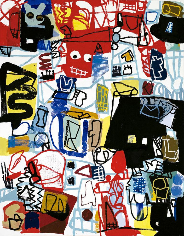 <p>
<strong>As loud as possible, 2012.</strong><br />
Acrílico sobre lienzo.<br />210 x 180 cm</p>