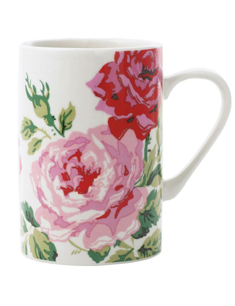<p>El otro estampado que se recupera para celebrar la fecha, es el '<strong>Antique Rose</strong>', como en esta taza para tu desayuno.</p>