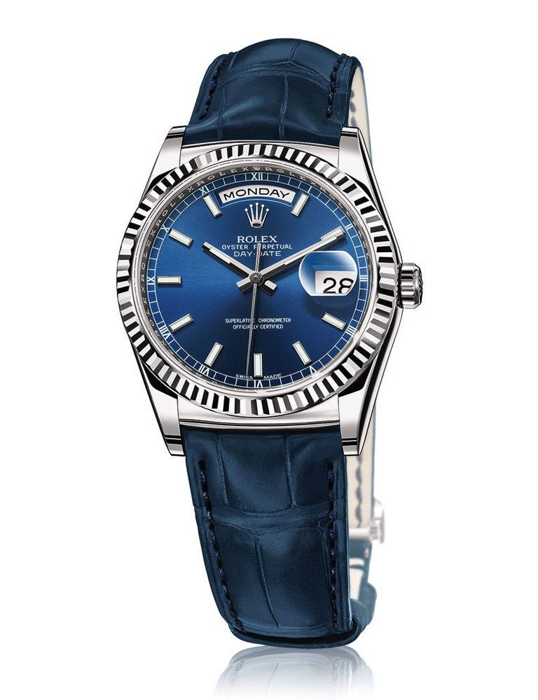 <p>Para los más clásicos, nada como este reloj 'Oyster Perpetual Day-Date' de <strong>Rolex</strong>.</p>