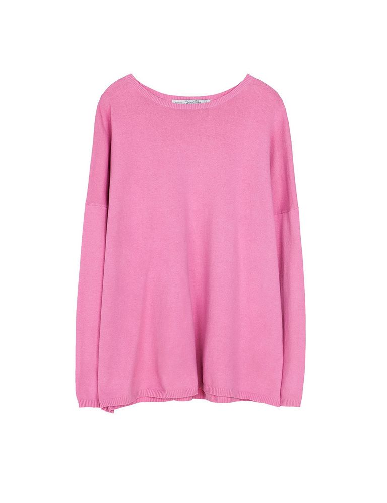 <p>Jersey rosa de corte cuadrado, en <strong>Zara, 9,95 €.</strong></p>