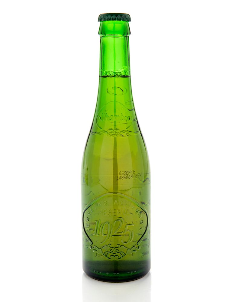 <p>Cerveza <a href="http://www.cervezasalhambra.es/verificacion-de-edad/" target="_blank"><strong>Alhambra</strong></a> Reserva 1925.</p>