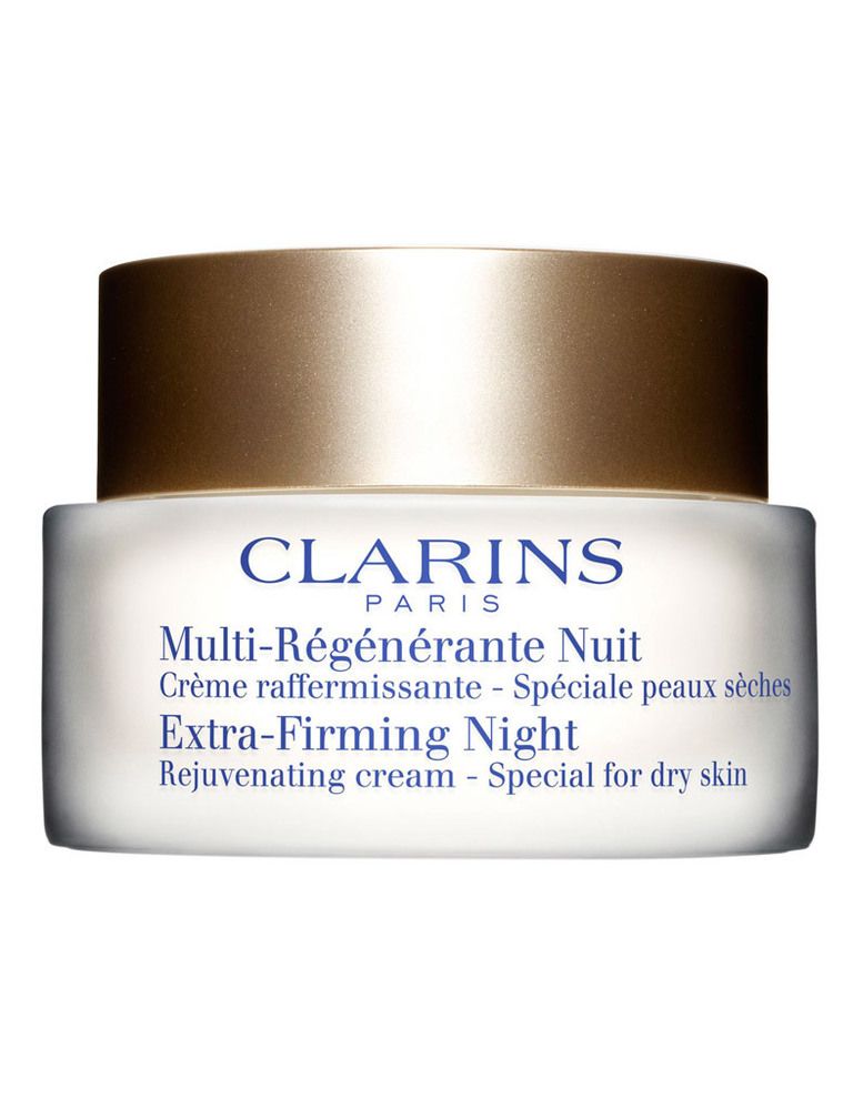 <p>'Multi-Regenerante Nuit' (72,90 €), de <strong>Clarins</strong>. Tensa y reafirma la piel durante la noche.</p>