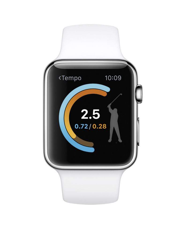 <p>El primer 'smartwatch' de <strong>Apple</strong> llega el día 26 a España y con numerosas 'apps' y funcionalidades centradas en el deporte. Mide tu actividad dividida en tres anillos ('movimiento', 'ejercicio' y 'de pie') que debes completar cada día. Si llevas demasiado tiempo sentada, te avisa de que es hora de levantarte y el sensor de frecuencia cardiaca te permite controlar las pulsaciones. </p>