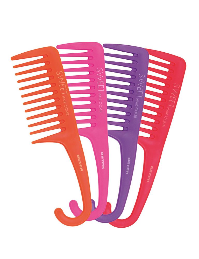 <p>'Sweet Hair Comb' (1,90 €), peine especial para rizos de <strong>Beter</strong>.</p>