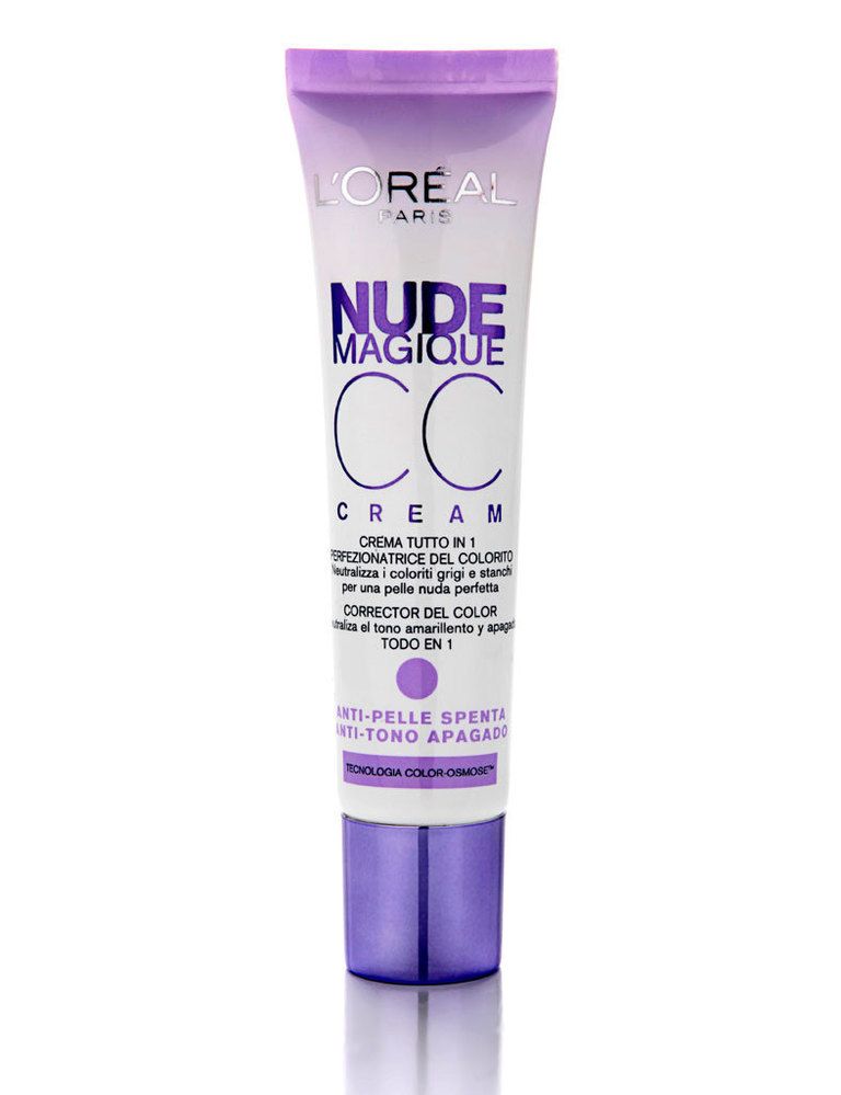 <p>CC Cream Nude Magique anti tono apagado de <strong>L'oreal</strong> (9,95€) (disponible en más variedades)</p>