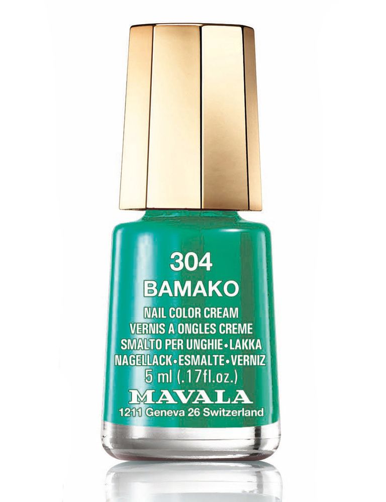 <p>'Bamako 304', esmalte tamaño XS en color turquesa. De <strong>Mavala</strong> (5,50 €).</p>