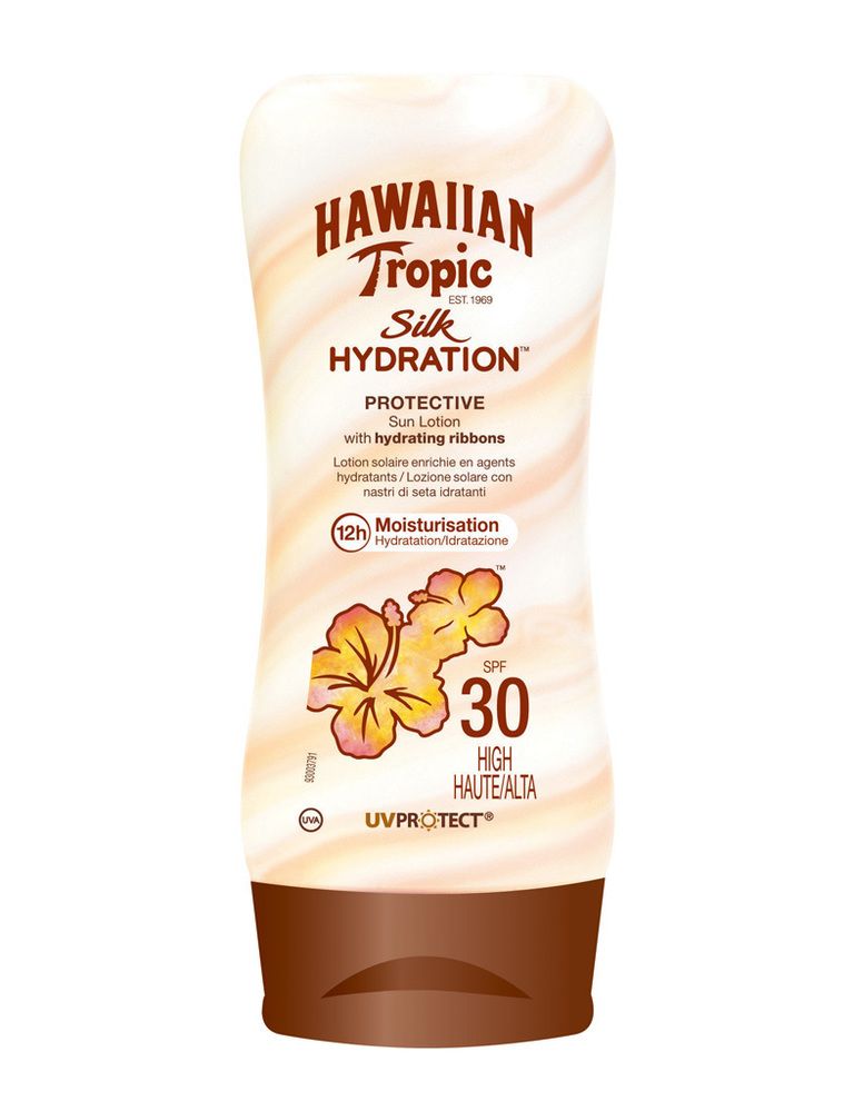 <p>'Silk Hydration', protector solar hidratante de <strong>Hawaiian Tropic</strong>.</p>