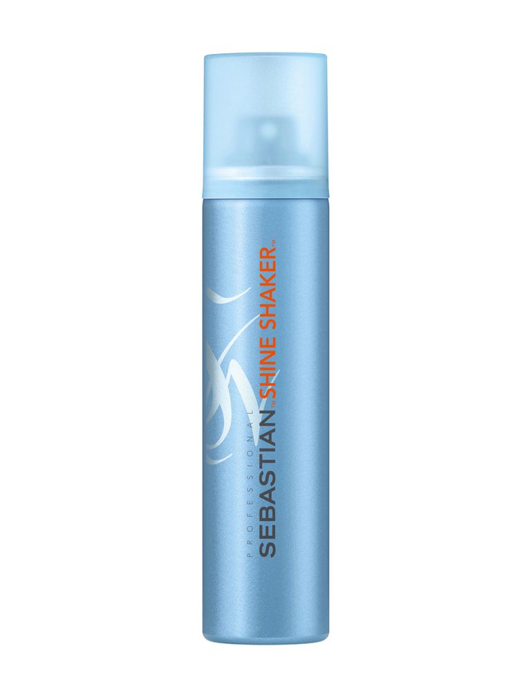 <p><strong>Shine Shaker</strong> de <strong>Sebastian</strong>. Spray con efecto brillo espejo, aporta un aspecto sano y radiante al cabello (25,85 €).</p>