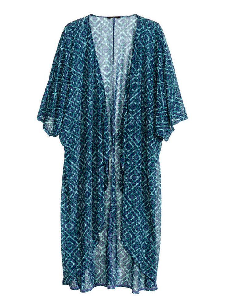 <p>Kimono de gasa estampado de H&amp;M, 14,95 €,</p>