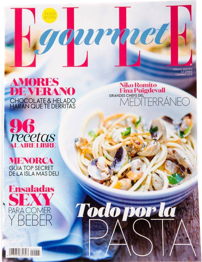 <p>El último número de la revista <strong>Elle Gourmet.</strong></p>