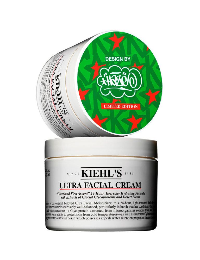 <p>'Ultra Facial Cream', hidratante facial ligera de edición limitada, decorada por el artista Haze. De <strong>Kiehl's </strong>(24,50 €).</p>