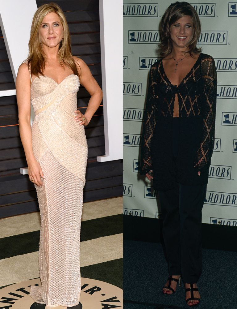 <p>Sigue igual de guapa que en sus comienzos, pero menos mal que el estilo de<strong> Jennifer Aniston</strong> ha varido mucho en los últimos años.</p>